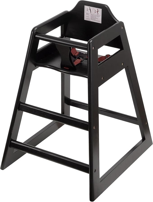 Baby Highchairs, Durable Dining Feeding Chair with Steps, High Chairs for Babies and Toddlers, Seating Ready-to-Assemble Restaurant Wood High Chair, Wooden High Chair (Highchair/Booster/Chair)-CubbioJoy