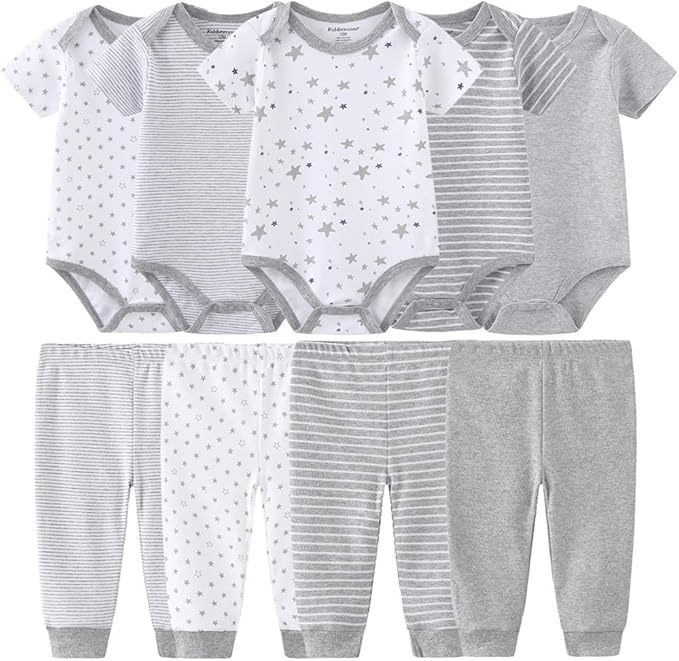 Kiddiezoom Unisex Baby Layette Essentials Giftset Clothing Set 19-Piece For Newborn Baby-CubbioJoy