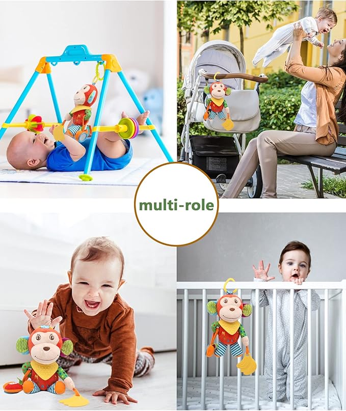 BLOOBLOOMAX Sock rattles for Babies 0-24 Months Baby Animal Foot Finder Educational Toys-CubbioJoy