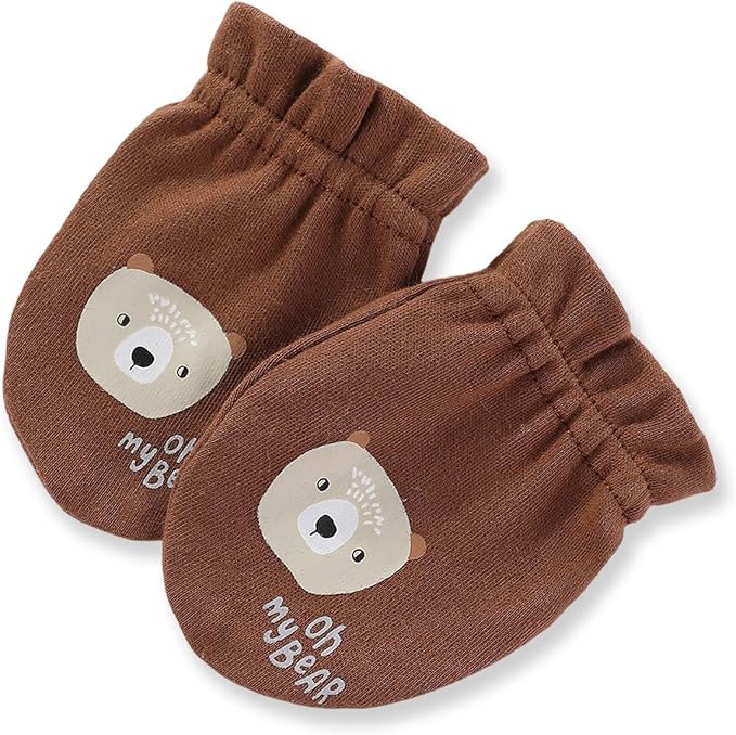 15 Pack Unisex New Born Boy Girls Hats Mittens Socks Sets Cotton Soft Infant Accessory 0-6 Months Baby Essentials-CubbioJoy