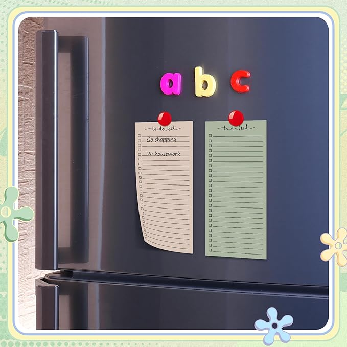 Censen 10 Pack 500 Sheets To Do List Notes Daily Checklist Notepads with 50 Sheets Each Undated Color Memo Pad Block Shopping List Pad Weekly Plan Notepad Organizer Planners(Morandi Color,Frame)-CubbioJoy