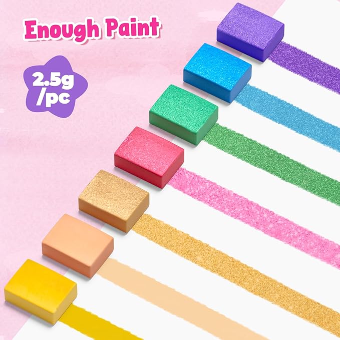 JoyCat Paint with Water Coloring Books, Art & Craft Activity, Princess No Mess Art for Kids Ages 4-8, Craft Kits & Supplies, DIY Creative Activity, Presents for Girls & Boys-CubbioJoy