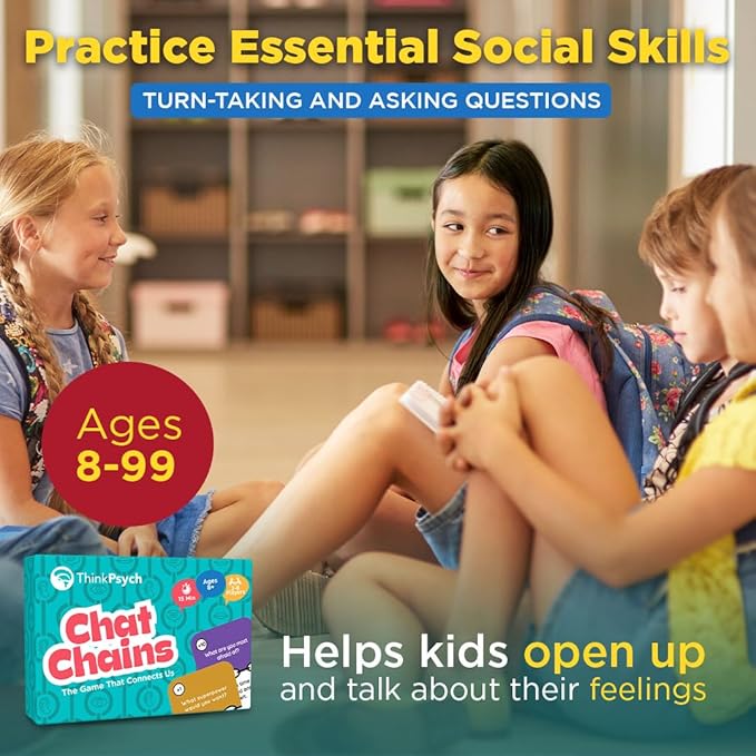 Chat Chains - The Game That Connects Us | Emotional Social Skills Games for Teens | Kids Therapy Games | Ages 8-99 | Fun and Fast | 15 Mins Playtime-CubbioJoy