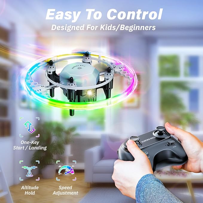 Drones for Kids, 2025 Mini RC Drone Quadcopter with 360 Degree Flip, 90 Degree Surround Flight, 8, 9, 10, 11, 12 Years Old Boys and Girls Ideal Gift Toys-CubbioJoy