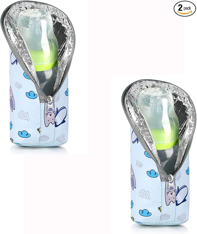 Accmor Baby Bottle Cooler Tote Bags, Insulated Breastmilk Cooler Bag, Nursing Bottle Cooler Warmer Bag for Nursing Mom Daycare Travel-CubbioJoy