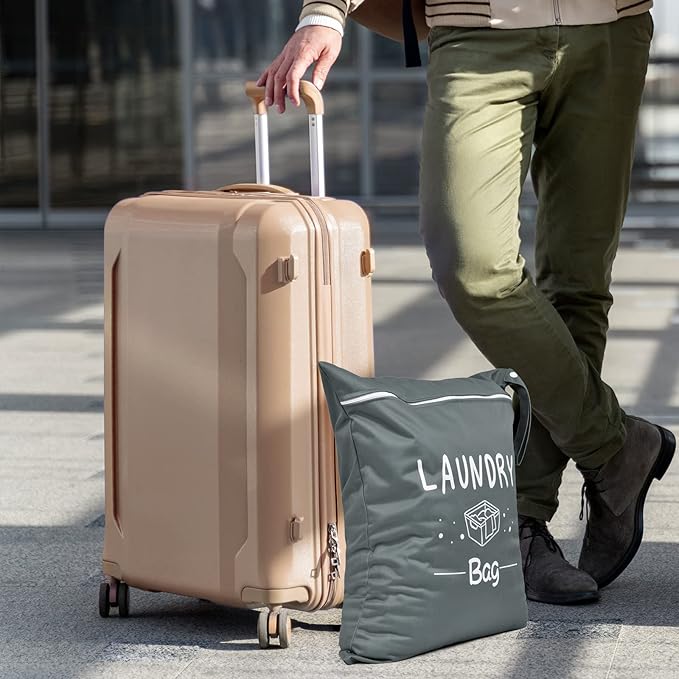 2 Pcs Large Travel Laundry Bags - Waterproof Wet Dry Bags for Gym Clothes, Swimming, Yoga-CubbioJoy