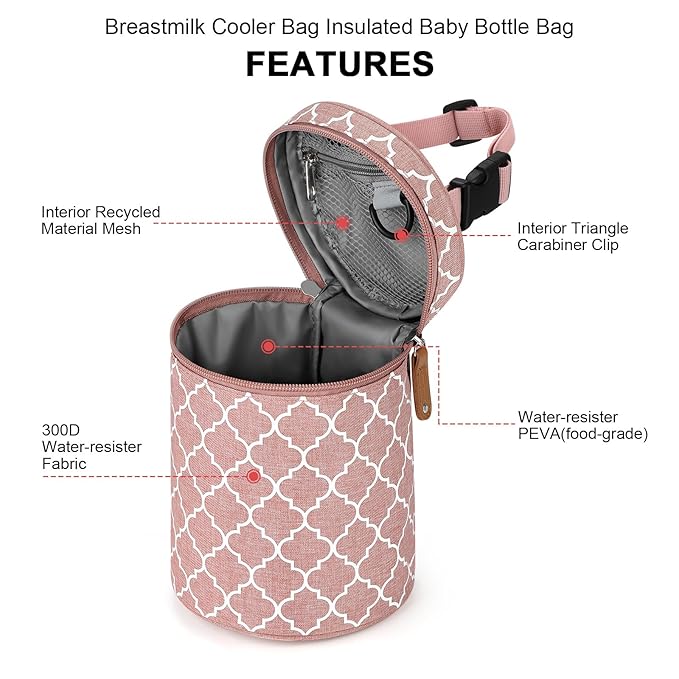 Accmor Breastmilk Cooler Bag, Insulated Baby Bottle Cooler Tote Bags for Nursing Mom Daycare-CubbioJoy