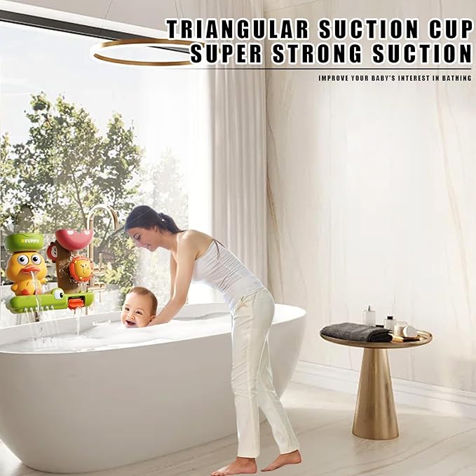 Bath Toys for Kids Ages 1-3,Duck Bath Toy for Babies 6-12 Months,Bath Toys Toddlers 2-4,Bath Tub Toys for 1 2 3 4 Year Old Boys Girls Gifts-CubbioJoy