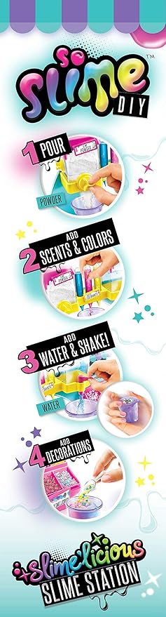 Canal Toys So Slime DIY Slime’Licious Slime Station - Make Your own Food Scented Slime - Just add Water! No Glue Required. 6+-CubbioJoy