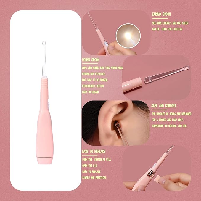 Baby Grooming Kit, Baby Essentials for Newborns, Portable Baby Care Kit, Contains Baby Nail Clippers, Baby Comb, Baby Brush, Baby Ear Wax Removal Tool and More (10 in 1) (Pink)-CubbioJoy