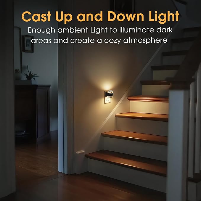 Briignite LED Night Light Plug into Wall[2 Pack] Dimmable Night Light with Bubble Design 3000K/4000K/5000K & 3 Brightness Levels for Baby Nursery, Hallway, Bathroom, Kids Room, 3CCT-CubbioJoy