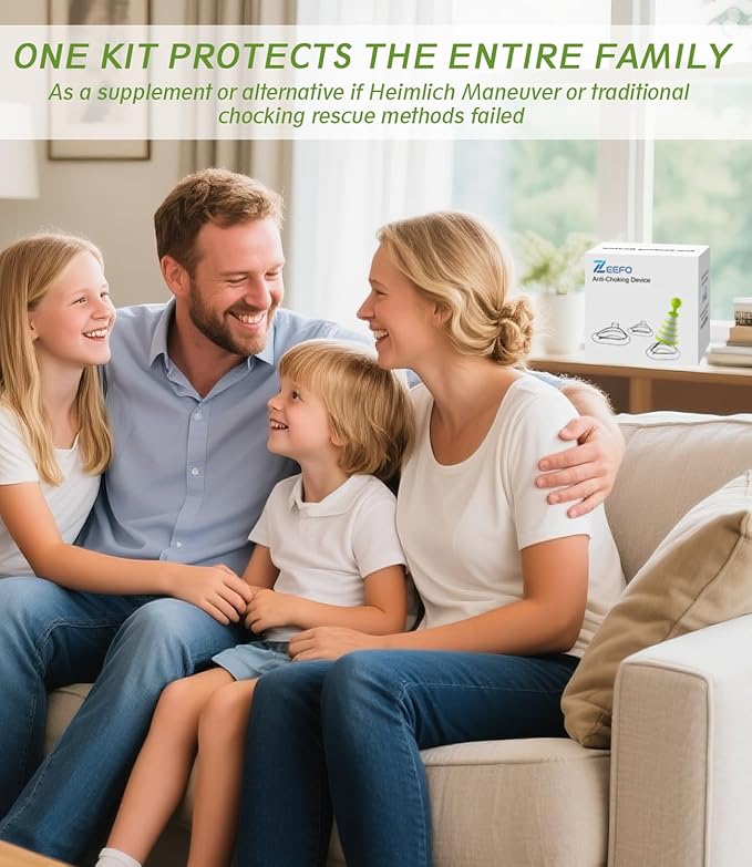 Choking Rescue Device, Anti Choking Device for Kids and Adults, Portable First Aid Choking Rescue, Airway Suction Device for Children and Adults - Home Kit-CubbioJoy