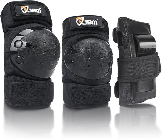 JBM Adult & Kids Knee Pads Elbow Pads and Wrist Guards for Inline Skating, Roller Skating, Skateboarding, Scootering-CubbioJoy