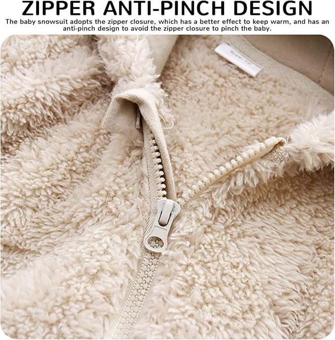 Baby Boy Girl Snowsuit Winter Warm Clothes Coat Infant Jumpsuit Toddler Outfit-CubbioJoy