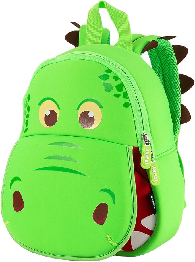 JiePai Dinosaur Toddler Backpack Hippo Kids Backpack Waterproof Cartoon Preschool-CubbioJoy