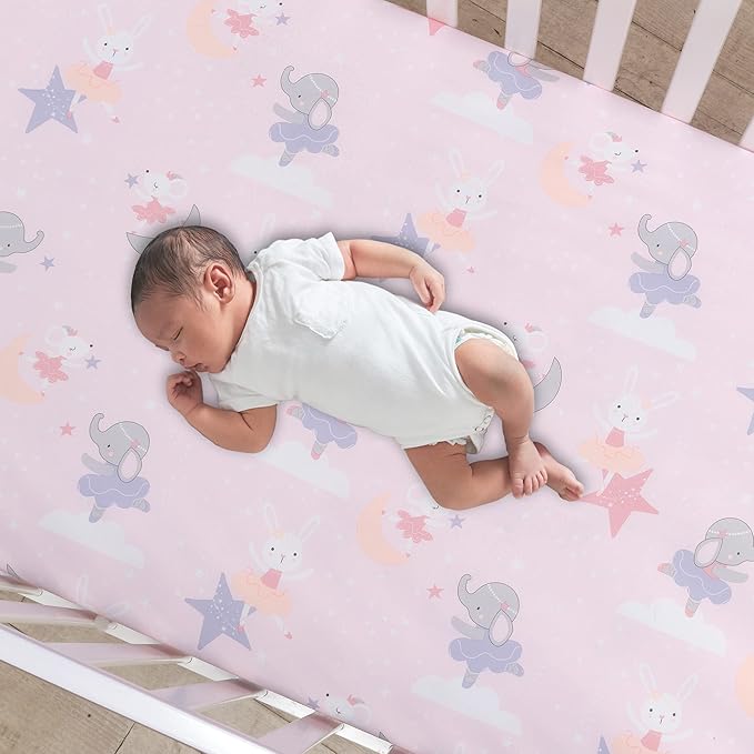 Bedtime Originals Tiny Dancer 3-Piece Ballet Baby Crib Bedding Set - Elephant-CubbioJoy