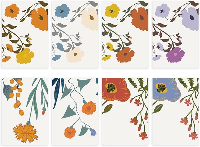 2025-2026 Calendar, Cabbrix Wall Calendar 2025, 18 Months Calendar Runs From July 2025 - December 2026, 15" x 12", Twin-Wire Binding, Hanging Hook, Floral Design-CubbioJoy