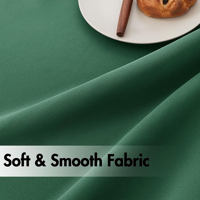 ANRODUO Back Tab Blackout Curtains for Bedroom Living Room, Rod Pocket Pinch Pleated Thermal Insulated Room Darkening Curtains 96 Inches Long 2 Panels, Hunter Green, 42 x 96 Inch-CubbioJoy