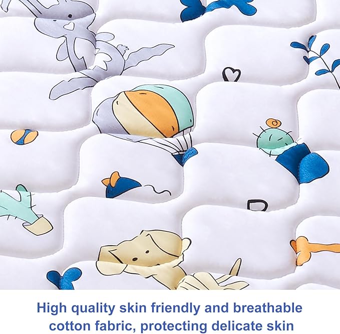 Baby Bassinet Mattress 29x 18 inches- Firm Support and Comfort Premium Foam,Noiseless and Odorless,Hypoallergenic Small Crib Mattress, Fits Moses Basket, Dual Sided with Soft Breathable Fabric-CubbioJoy