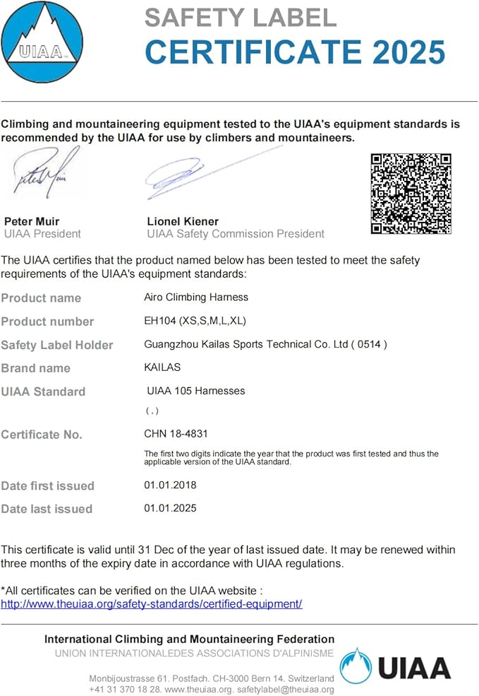 KAILAS Kids Rock Climbing Harness Child Safety Belt Climbing Gear Adjustable Lightweight Indoor Gyms Beginners Youth-CubbioJoy