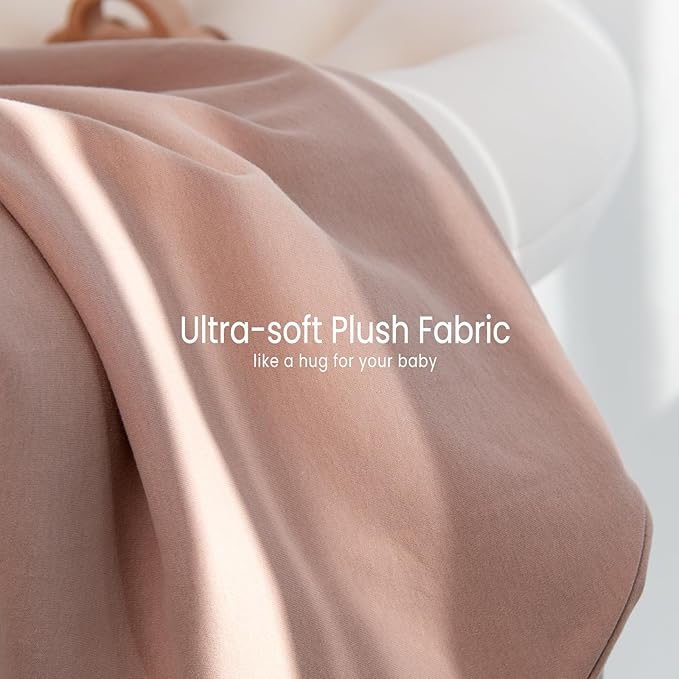 Baby Lounger Cover: Skin-Friendly & Breathable Slipcover for Lounging & Playtime - Snug Fit & Zipper-Free for Safty Daily Homeuse - Must Have for New Parents-CubbioJoy