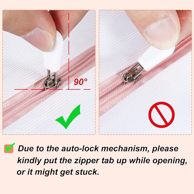 2 Pack Delicates Bag for Washing Machine, 31 x 23 inch Oversize Fine Mesh Laundry Bags for Lingeries, Sweaters, Bed Sheet, Stuffed Toys-CubbioJoy