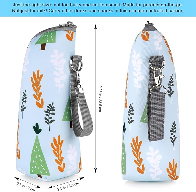 Accmor Baby Bottle Tote Bags, Insulated Breastmilk Cooler Bag, Nursing Bottle Warmer Bag for Nursing Mom Daycare Travel-CubbioJoy