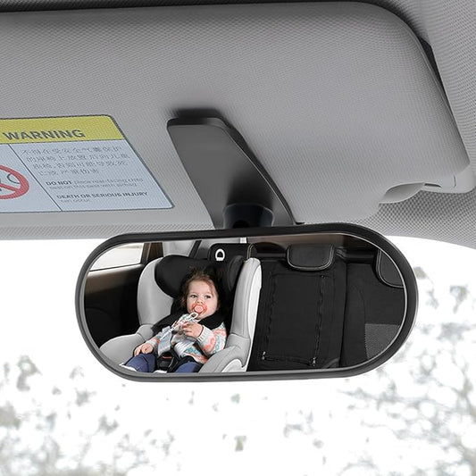 Car Rearview Mirror Rear View Mirrors for Baby 360 Adjustable Automotive Interior Mirrors Cars Mirror Rear Facing Kids Observing (Clip Base)-CubbioJoy