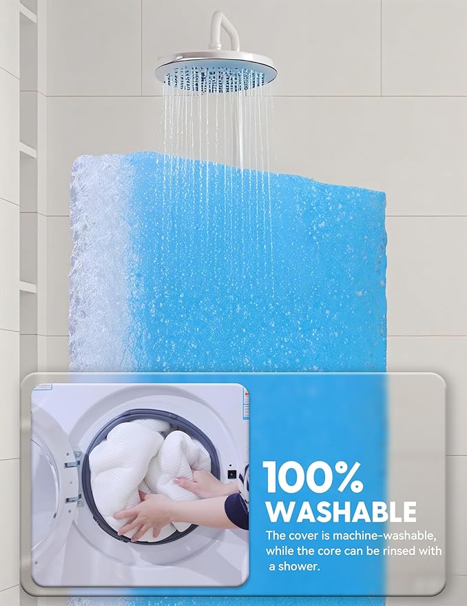 BABELIO Crib Mattress Ultra-Breathable 100% Washable Core Dual Sided Baby Toddler Mattress with Removable Machine-Washable Cover 52" x 28"-CubbioJoy