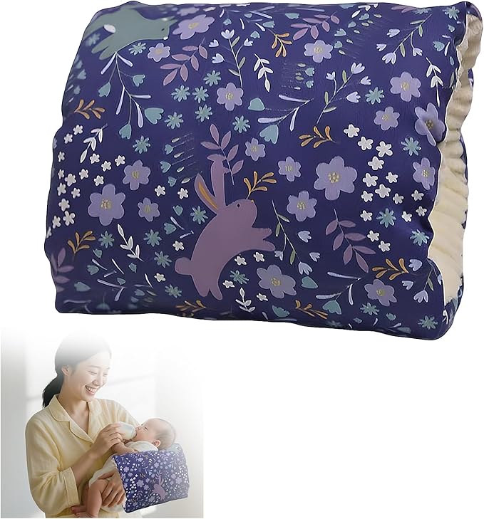 Cozy Cradle Pillow, Cozy Cradle Arm Pillow, Baby Nursing Pillow Head Support Pillow for Breastfeeding Bottle Feeding (Small Gray Fish)-CubbioJoy