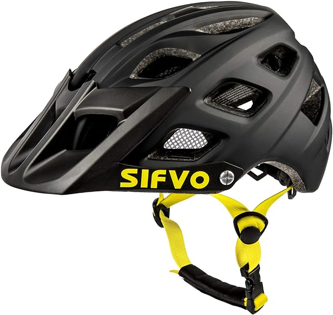 Kids Bike Helmet, SIFVO Kids Helmet 8+ Boys and Girls Bike Helmet with Cool Visor, Bike Helmets for Kids, Youth Bike Helmet Kids Mountain Bike Helmet Lightweight and Sturdy【55-58cm】-CubbioJoy