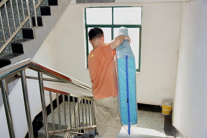 2 Pack Crib Mattress Storage Bags with Zipper -4 Mil Plastic Waterproof Crib Mattress Bags for Moving and Storage-CubbioJoy