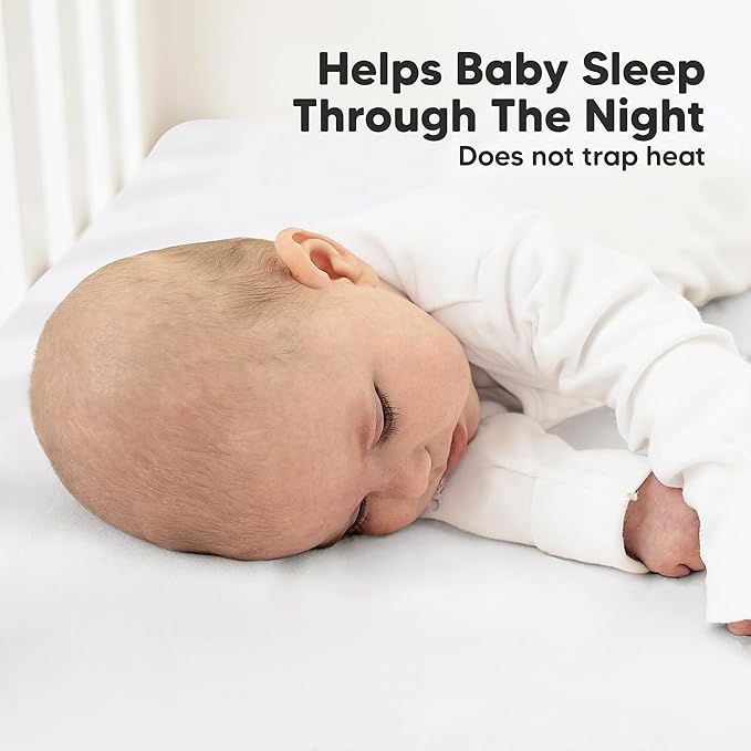 KeaBabies 2-Pack Organic Crib Sheets for Boys, Girls - 52x28 Fitted Crib Mattress Sheet Neutral, Breathable Jersey Cotton Cover for Baby Bed, Toddler Mattress, Soft & Cute Prints (Rose)-CubbioJoy