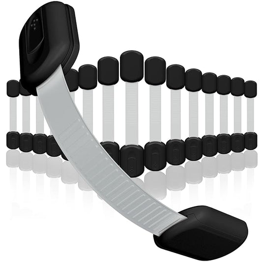 Baby Proofing Child Safety Locks (16 Pack) by Skyla Homes - The Safest, Quickest and Easiest 3M Adhesive Cabinet Latches, No Screws & Magnets, Multi-Purpose for Furniture, Kitchen, Ovens, Toilet Seats-CubbioJoy