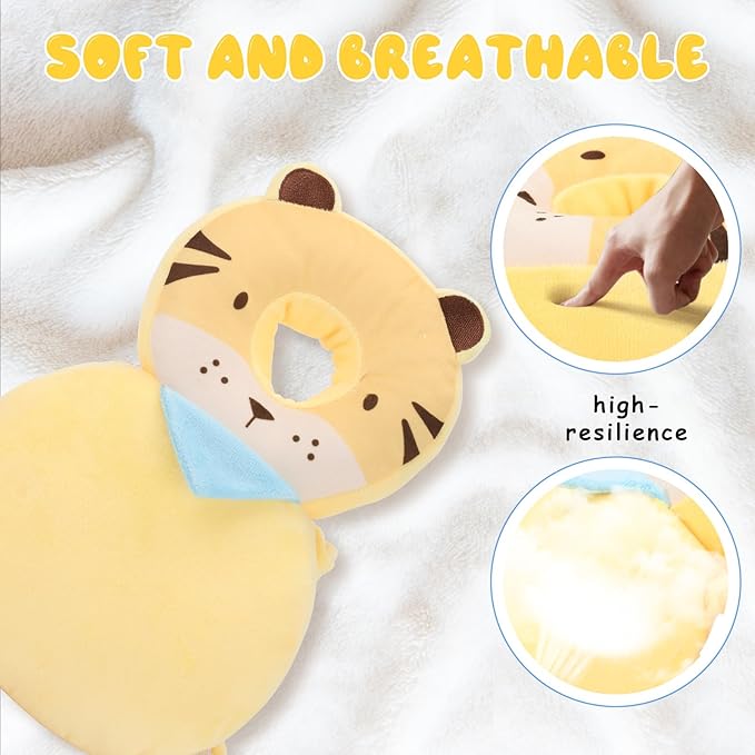 Baby Head Protection Backpack - Soft & Comfortable, Cute Cartoon Design, Cute-Tiger-CubbioJoy