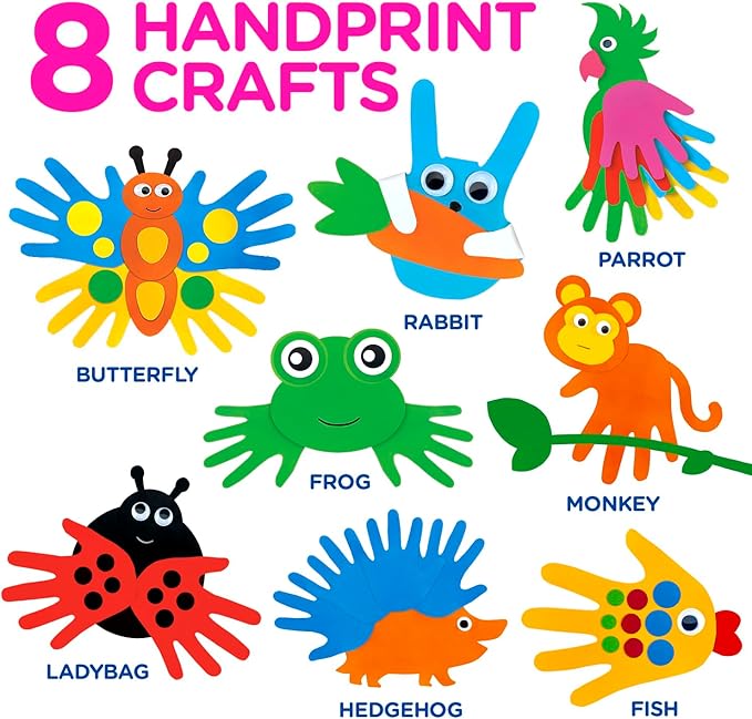 Arts and Crafts Kit for Toddlers Ages 3+ Years. Easy Animal Crafting for Kids-CubbioJoy