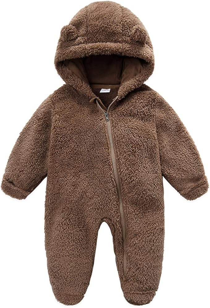 Baby Boy Girl Snowsuit Winter Warm Clothes Coat Infant Jumpsuit Toddler Outfit-CubbioJoy