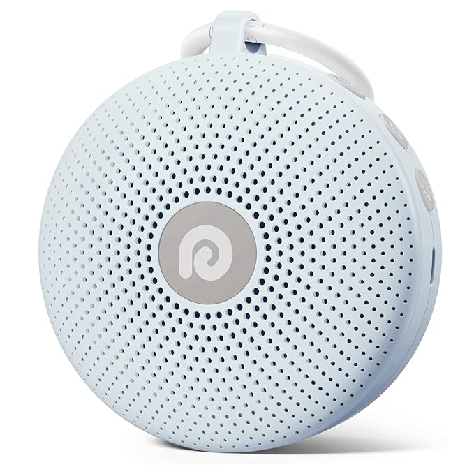 Dreamegg White Noise Machine - Portable Sound Machine for Baby Adult, Features Powerful Battery, 21 Soothing Sound, Noise Canceling for Office & Sleeping, Sound Therapy for Home, Travel(2Light Blue)-CubbioJoy