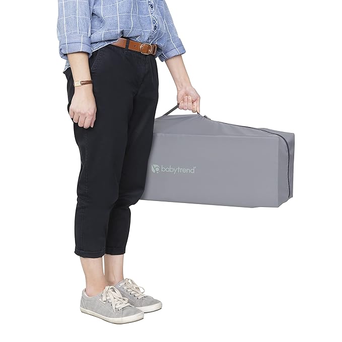 Baby Trend Lil' Snooze Deluxe III, Cozy Mint-CubbioJoy