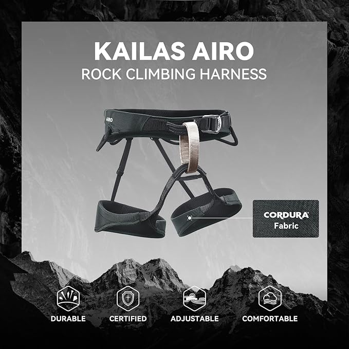 KAILAS Kids Rock Climbing Harness Child Safety Belt Climbing Gear Adjustable Lightweight Indoor Gyms Beginners Youth-CubbioJoy