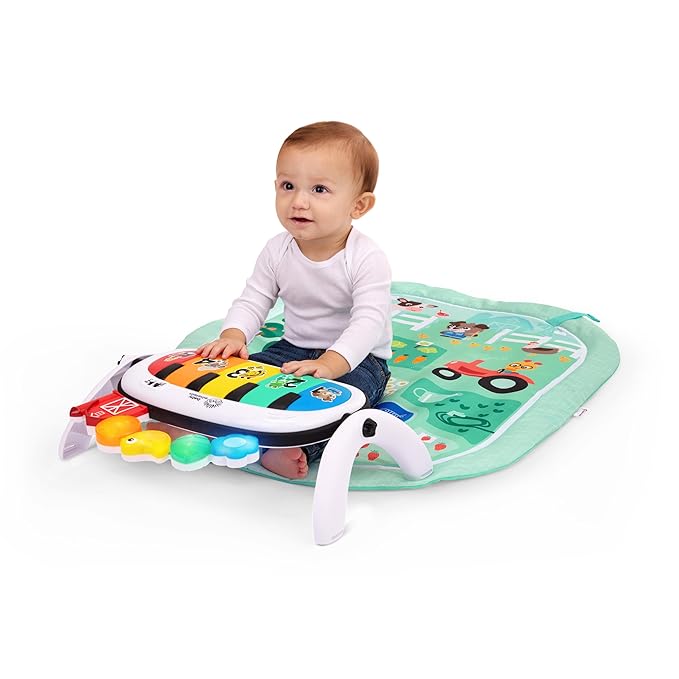 Baby Einstein Farm Explorers 4-in-1 Kickin’ Tunes Musical Meadow Music & Language Discovery Gym, Ages 0 Months and Up-CubbioJoy