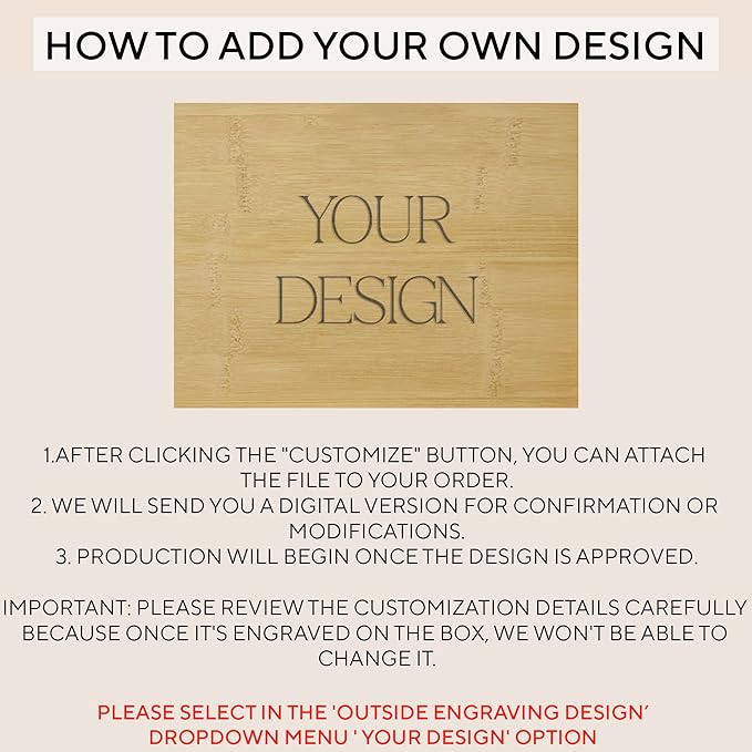 Custom Newborn Keepsake Box Baby - First Birthday Memory Box for Kids, Inside Space, Engraved Time Capsule Boxes 1st Birthday Keepsakes Gifts for Babies, Baby Gift Shower for New Parents, 11x8x4,75 in-CubbioJoy