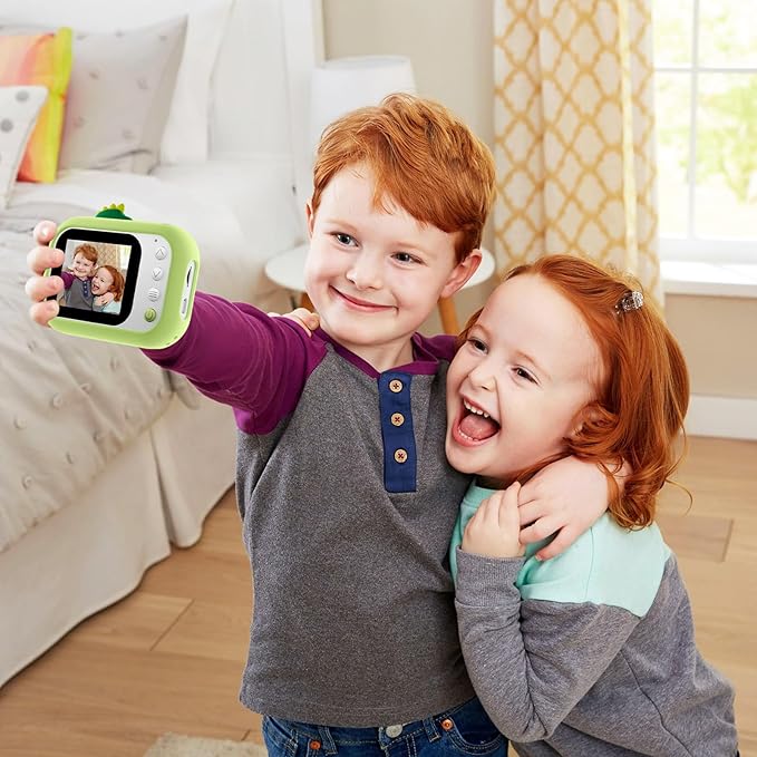 2 in 1 Microscope for Kids & Video Camera, 1000X Digital Microscope with 2.4" Screen, 1080P Portable Handheld Kids Camera Toys, STEM Educational Science Kit Toys for 3-12 Age Years Old Boys Girls-CubbioJoy