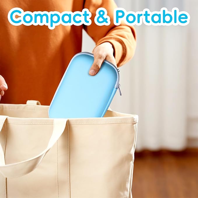 Baby Grooming Kit, Infant Safety Care Set with Hair Brush Comb Nail Clipper Nasal Aspirator,Baby Essentials Kit for Newborn Girls Boys (Blue)-CubbioJoy