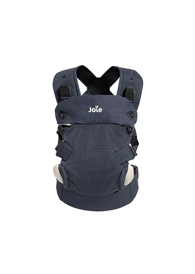 Joie Savvy Lite Air 3-in-1 Baby Carrier – Lightweight, Ergonomic Baby Carrier with 3 Carry Positions, Breathable Fabric, Padded Straps, and Lumbar Support (Indigo)-CubbioJoy