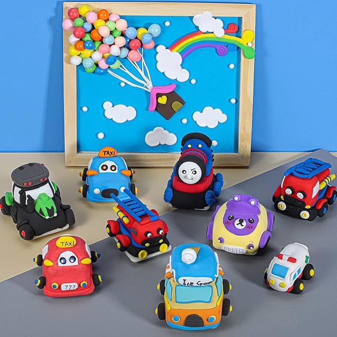 CiaraQ Modeling Clay Kit - 36 Colors Air Dry Ultra Light Clay, Safe & Non-Toxic, Great Gift for Kids.-CubbioJoy