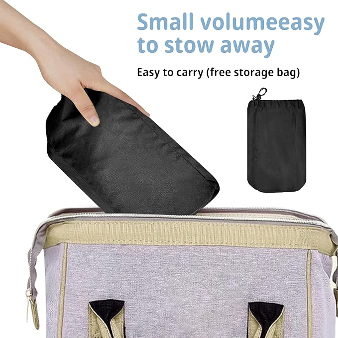 CUBY Mesh Baby Sling Carrier, Breathable Lightweight Baby Wraps Sling with Adjustable Strap Storage Bag- Easy to Wearing Front Baby Slings for Newborn Infant Toddler Carry Up to 40lbs (Black Mesh)-CubbioJoy