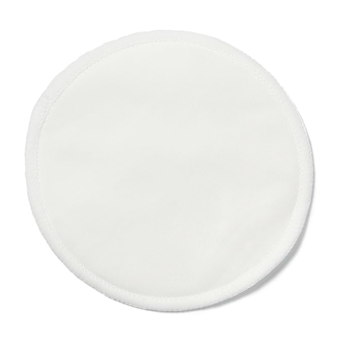 Dr. Brown's Reusable Breast Pads for Breastfeeding, Washable Nursing Pads with Laundry Bag, Day & Night Absorption, 8 Count-CubbioJoy