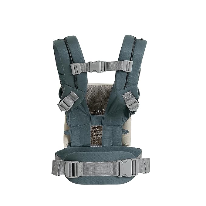 Joie Savvy Baby Carrier – Ergonomic, Adjustable Baby Carrier with 4 Carry Positions, Padded Shoulder Straps and Lumbar Support (Marina)-CubbioJoy