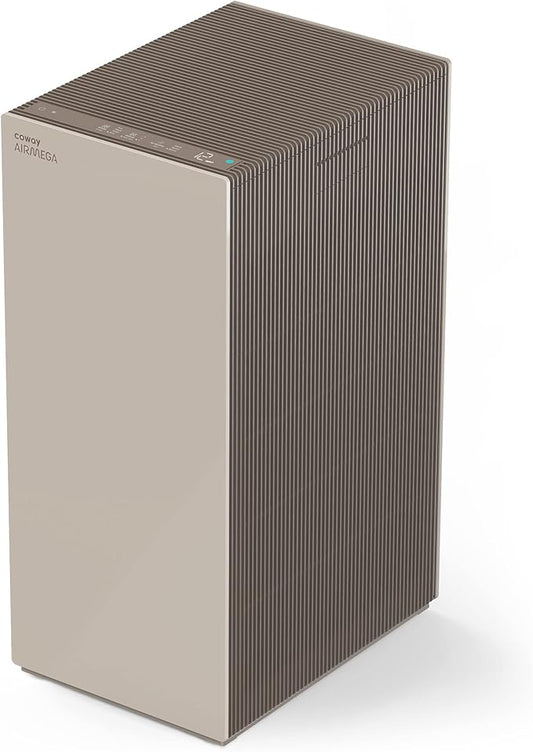 COWAY Air Purifiers for Large Room Whole Home Up to 4,253ft², 2 Sets of XL Washable Pre-Filters and True HEPA Filters for Dual Purification, PM1.0 AQI, Turbo Mode, Timer, Wheels, 5yr Warranty, ProX(B)-CubbioJoy